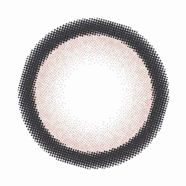 Flurry Ring Pink Brown (DAILY/10P) Mashed Potato Company Colored Contact Lenses