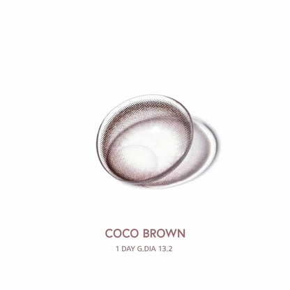 NEOISM Coco Brown (DAILY/50P) Mashed Potato Company Colored Contact Lenses