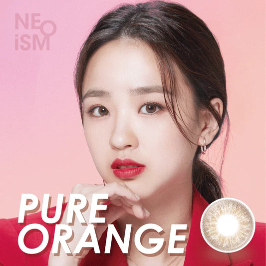 NEOISM Pure Orange (DAILY/50P) Mashed Potato Company Colored Contact Lenses