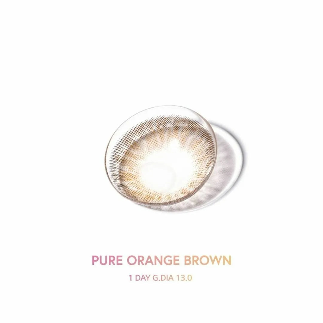 NEOISM Pure Orange (DAILY/50P) Mashed Potato Company Colored Contact Lenses