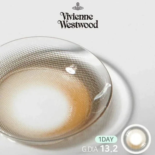 Vivienne Westwood Roun Camel (DAILY/10P) Mashed Potato Company Colored Contact Lenses