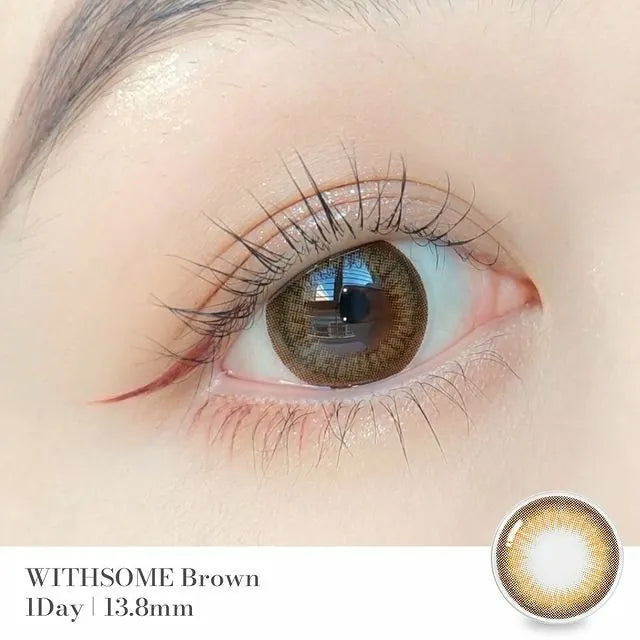 OLENS WithSome Brown (DAILY/20P) Mashed Potato Company Colored Contact Lenses